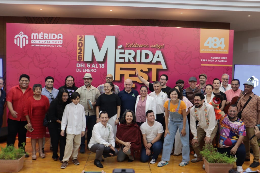 Variedad de ritmos musicales hará vibrar el Mérida Fest 2026